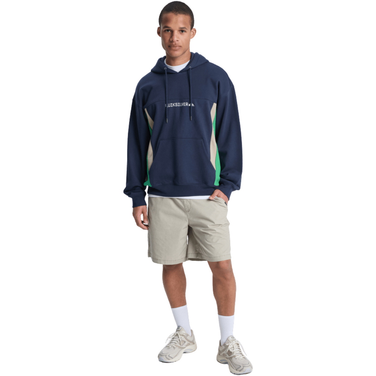 2026 Quiksilver Mens Clicker Hoodie EQYFT05204 - Dark Navy
